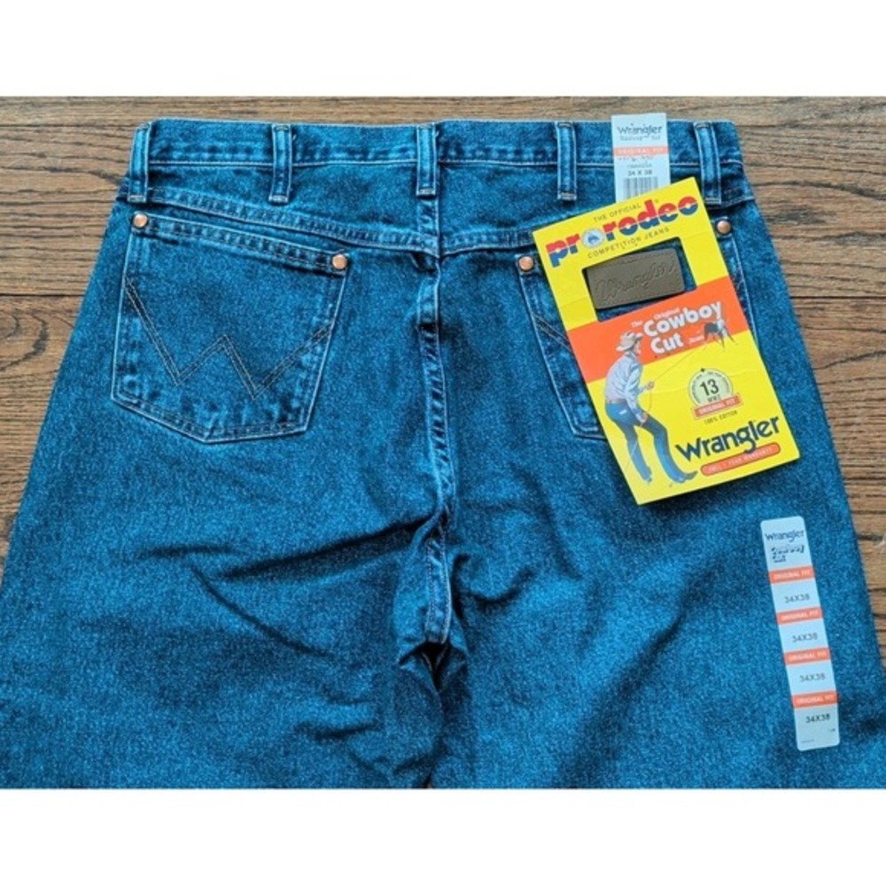 NWT Wrangler Original Cowboy Bootcut Jeans Tall Men's 34x38 Original Fit Retro - Picture 7 of 7